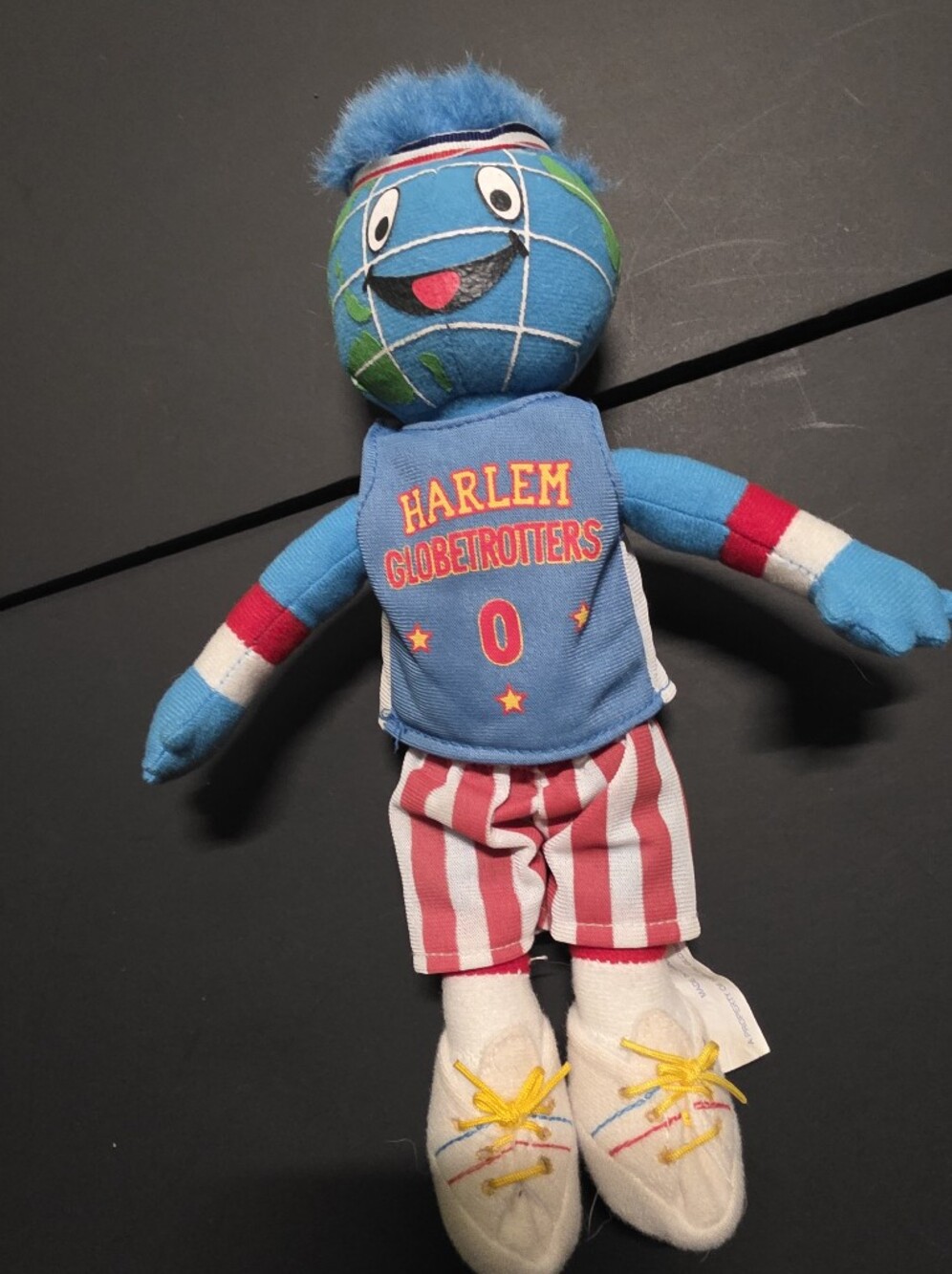 Harlem Globetrotters Plush Doll — Blue & Red